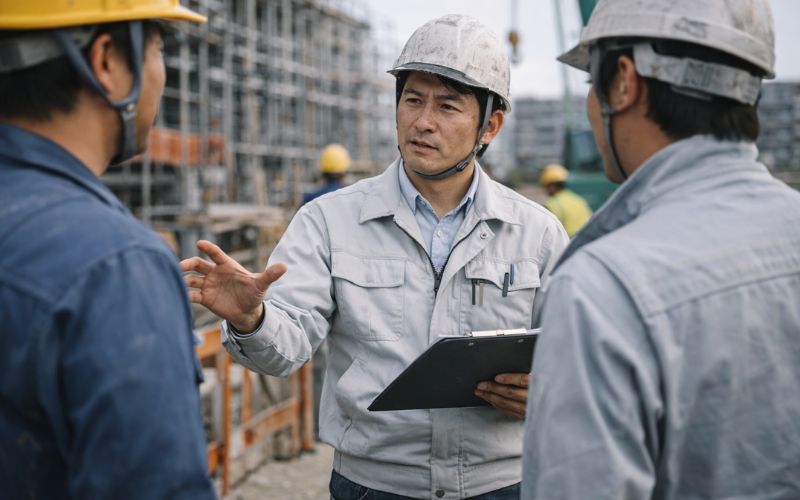 現場監督がきつい最大の理由は「人相手の仕事」だから