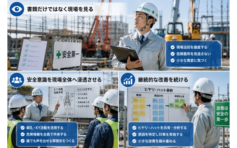 現場監督が実践したい安全管理のポイント