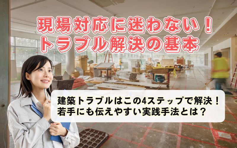 現場で迷わない！修繕対応の基本フレーム｜建築トラブル4段階対処法