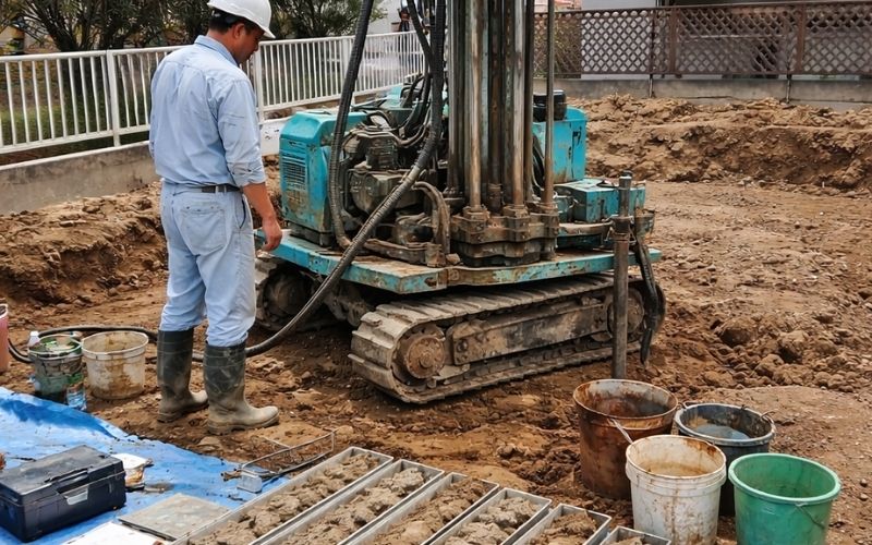 地業工事とは？種類と役割をわかりやすく解説｜杭・ラップルコンクリート・地盤改良