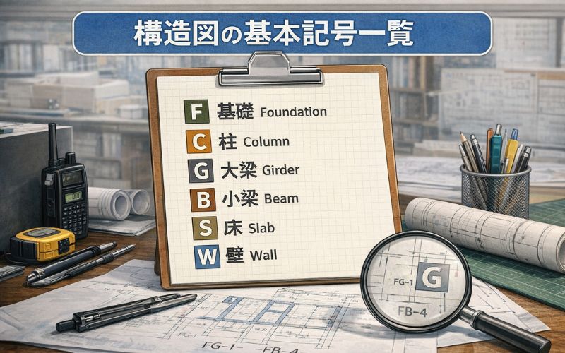 構造図の基本記号一覧