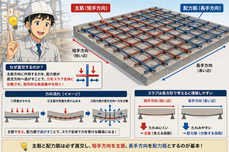 若手施工管理が迷う主筋と配力筋の違い|向き・役割・見分け方を解説 | 現場ラボ