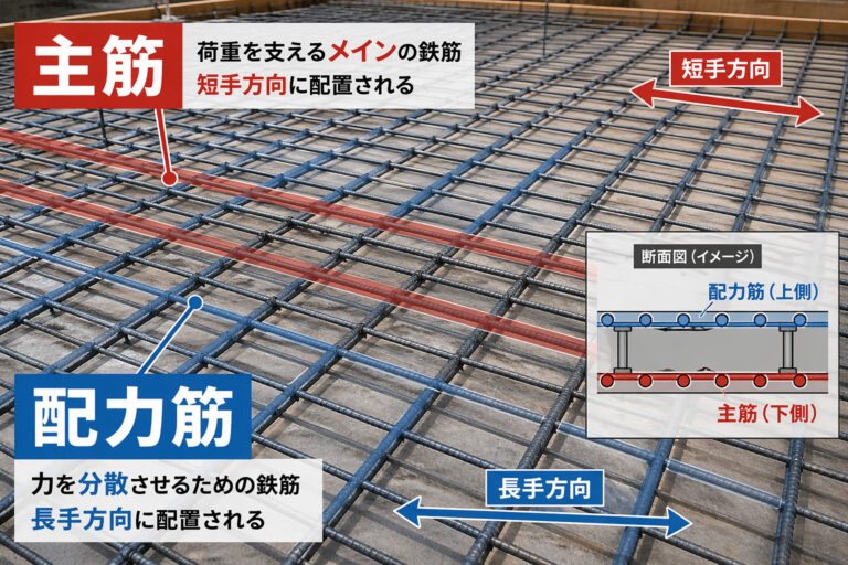 若手施工管理が迷う主筋と配力筋の違い|向き・役割・見分け方を解説 | 現場ラボ