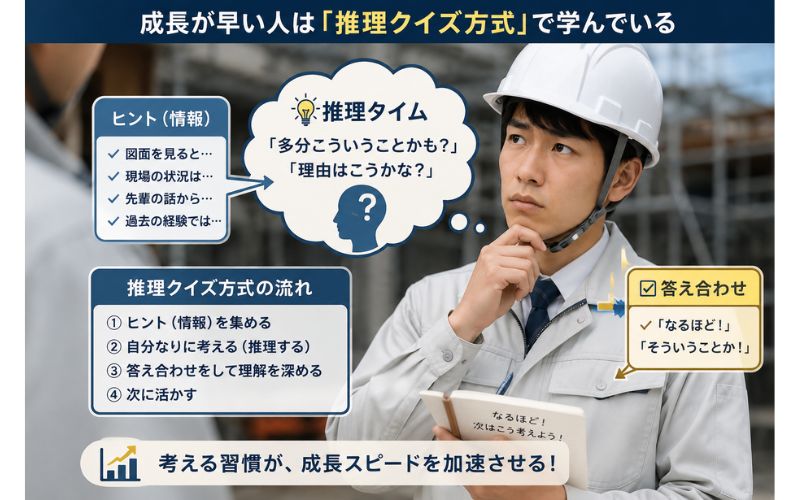 成長が早い人は「推理クイズ方式」で学んでいる