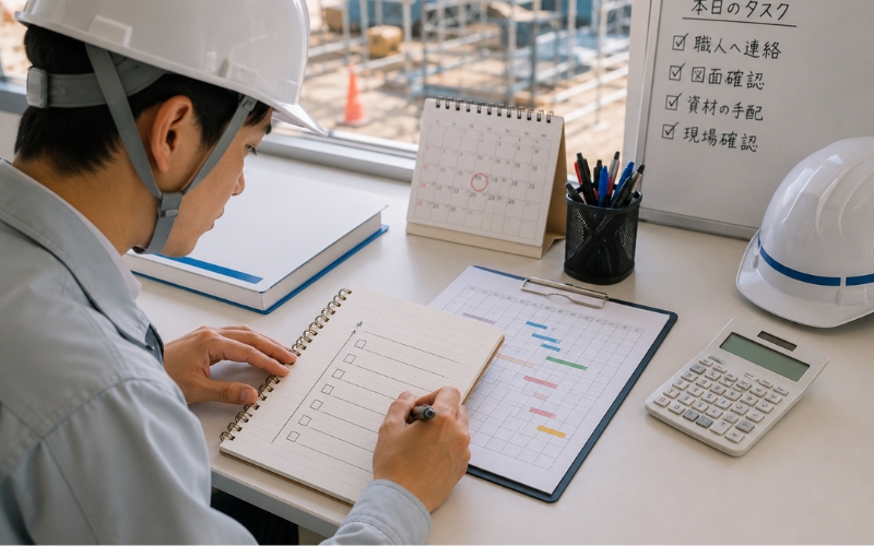 新人施工管理が今日から実践したいメモ術