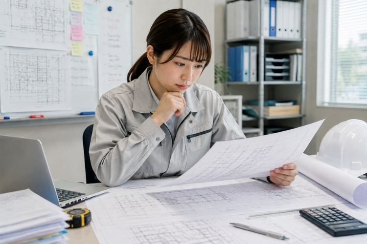 新人施工管理におすすめの図面の読み方