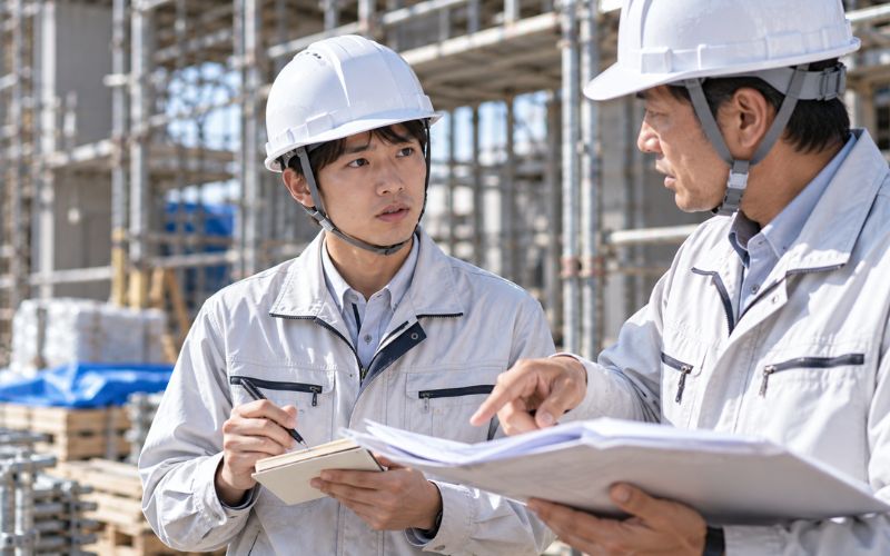新人施工管理は「判断できなくても共有する」ことが大切