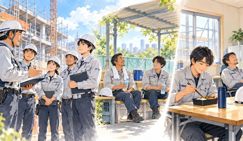 建設現場の「暗黙のルール」は、一日のリズムを知ることから